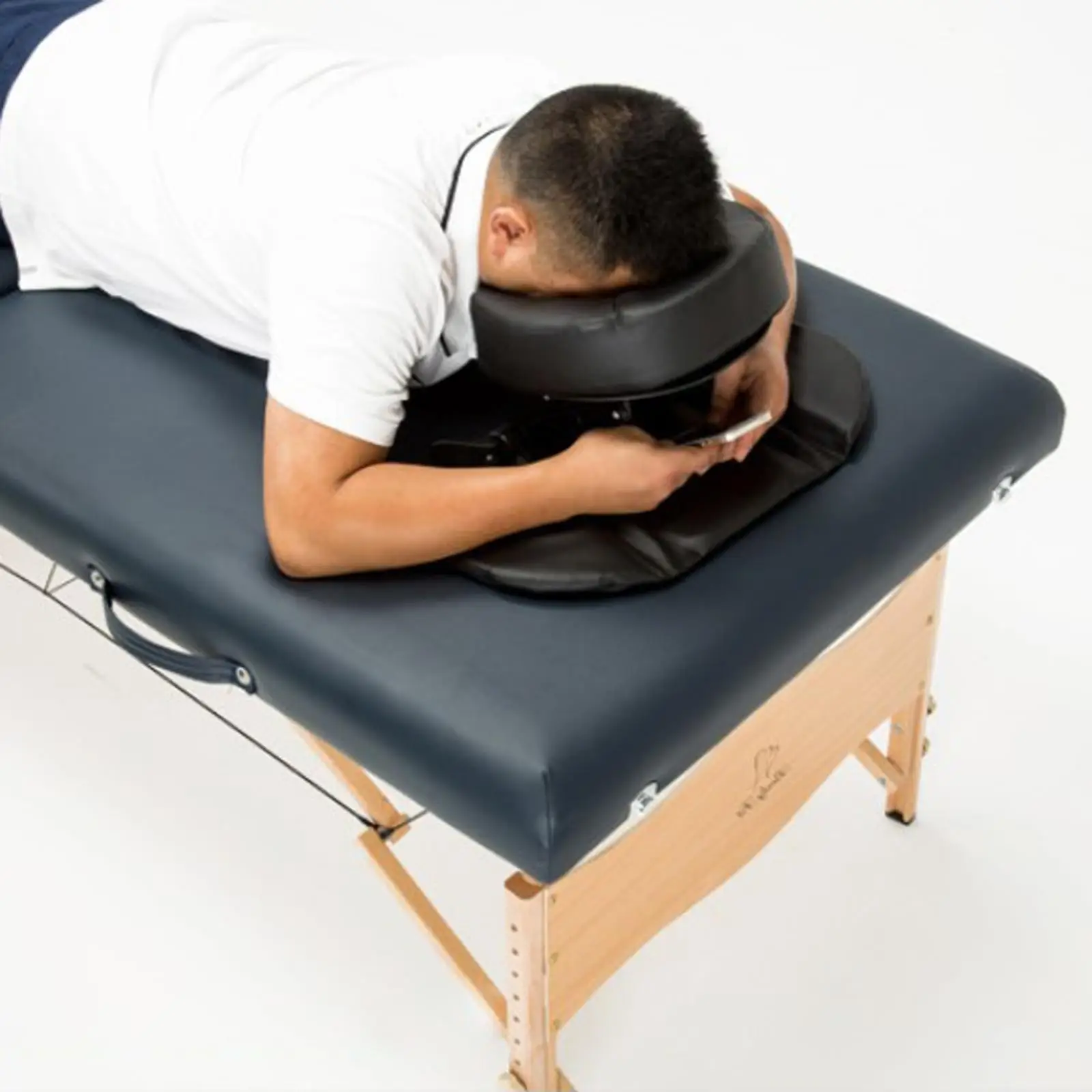 Compact Massage U shaped Table Face Cradle Headrest Platform Self-Adjusting Face Down Cradle Cushion Pillow Replacement 