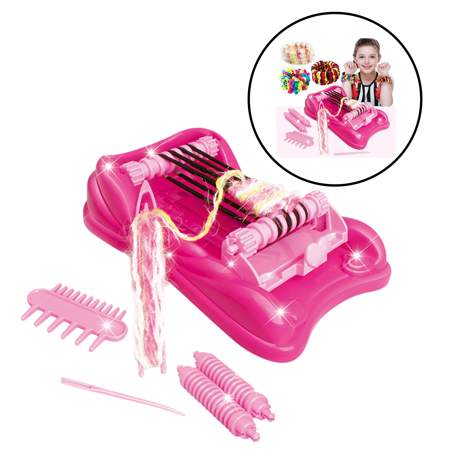 Knitting Machine Knitting Hairband Machine DIY Hand Knitting Knitting Maker for