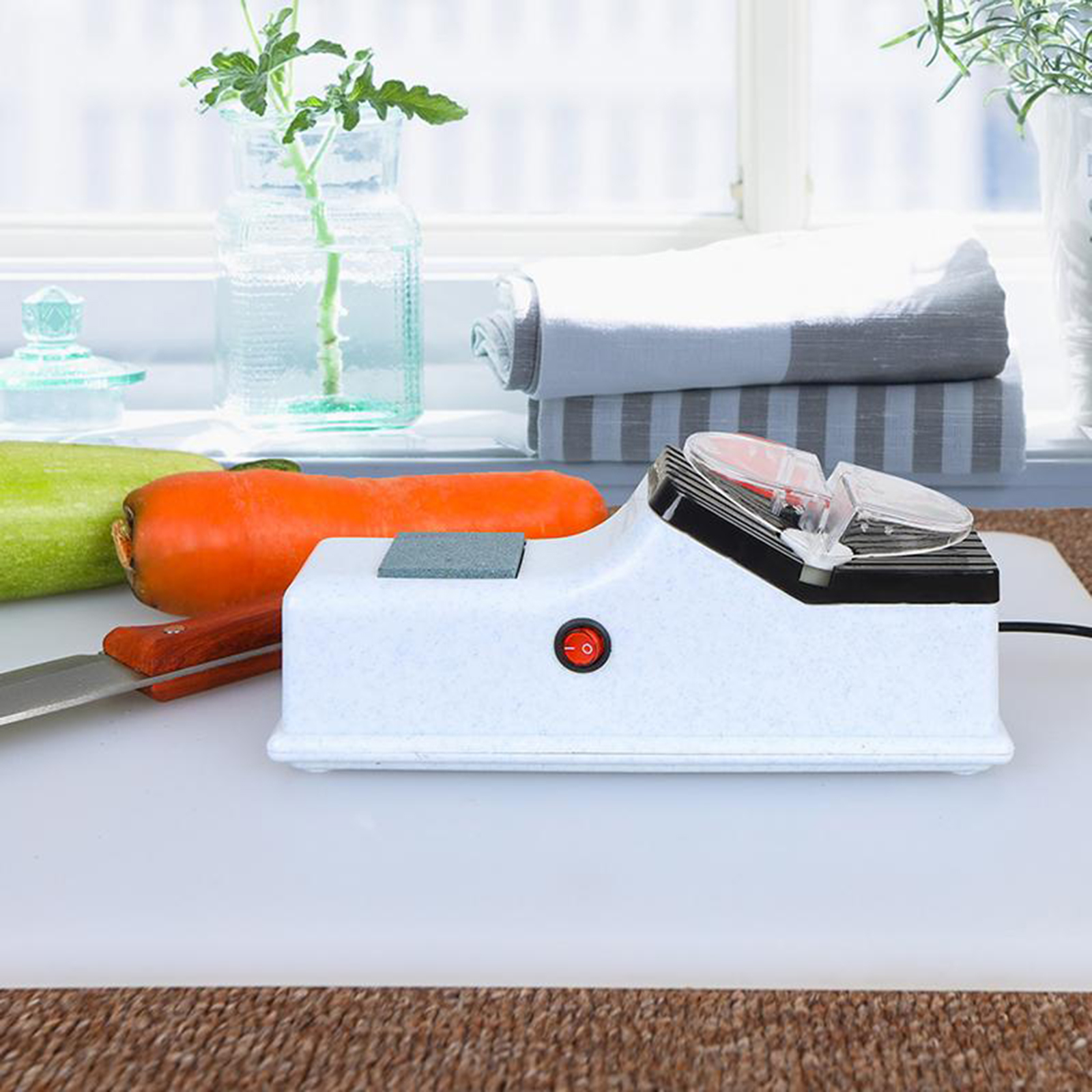 Electric Knife Sharpener Professional Kitchen Knives Sharpening System Tools