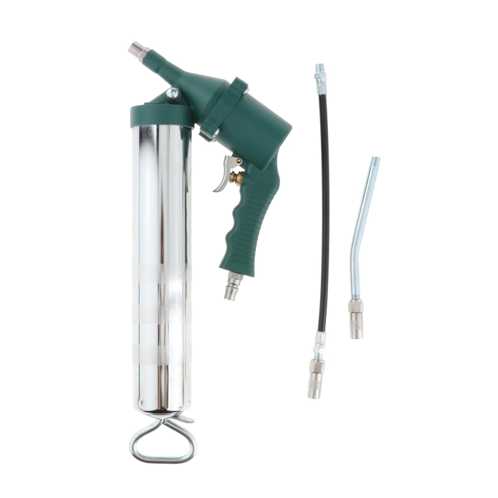 Air Grease Gun 14 oz Grease Cartridge with Hoses Garage Tool 2400PSI-6000PSI
