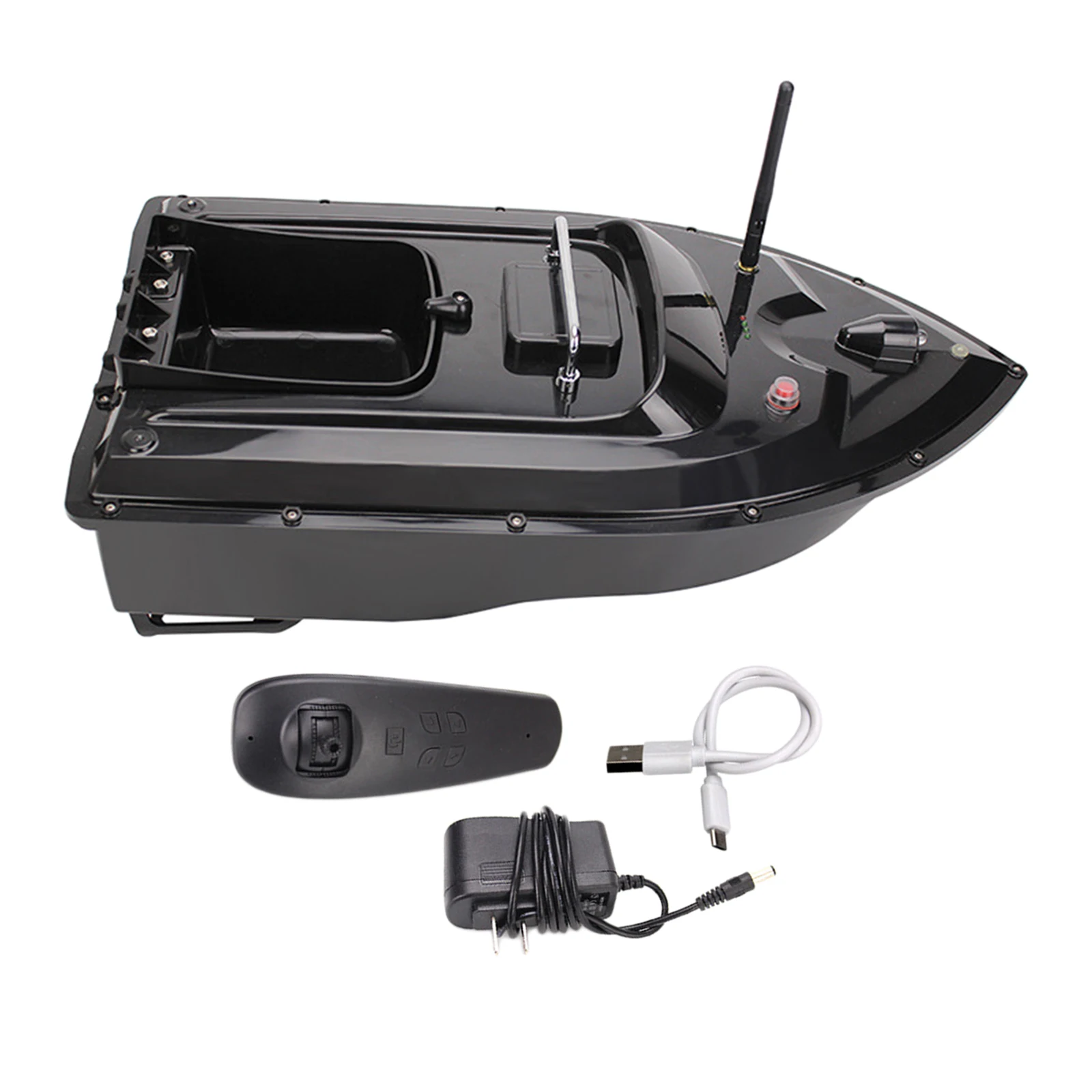 Fishing Bait Boat Remote Control RC Boat Fishing for Adults Fish Finder 500m 1.5kg Loading Night Light Wireless Lure Boat