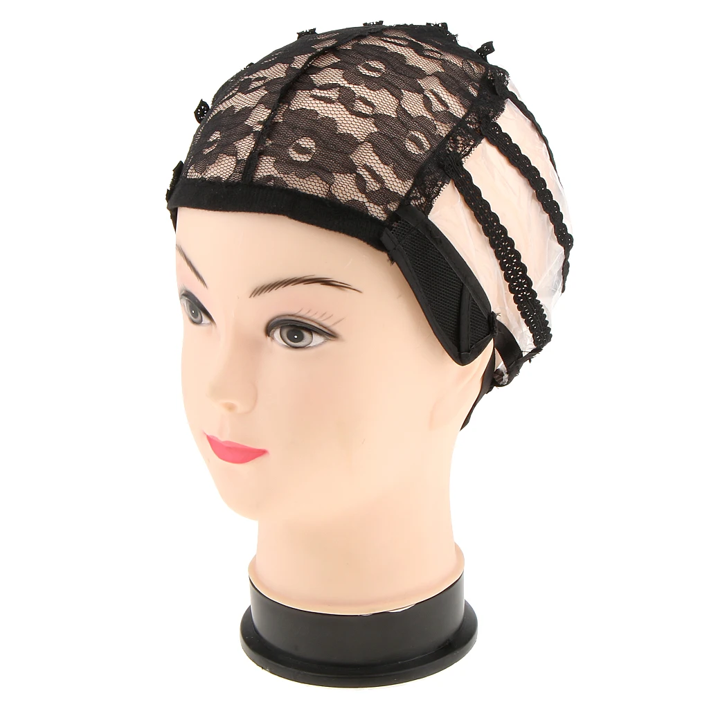 Adjustable Strap Stretchy Lace Front Wig Cap Wigs Making Weave Cap Elastic Hair