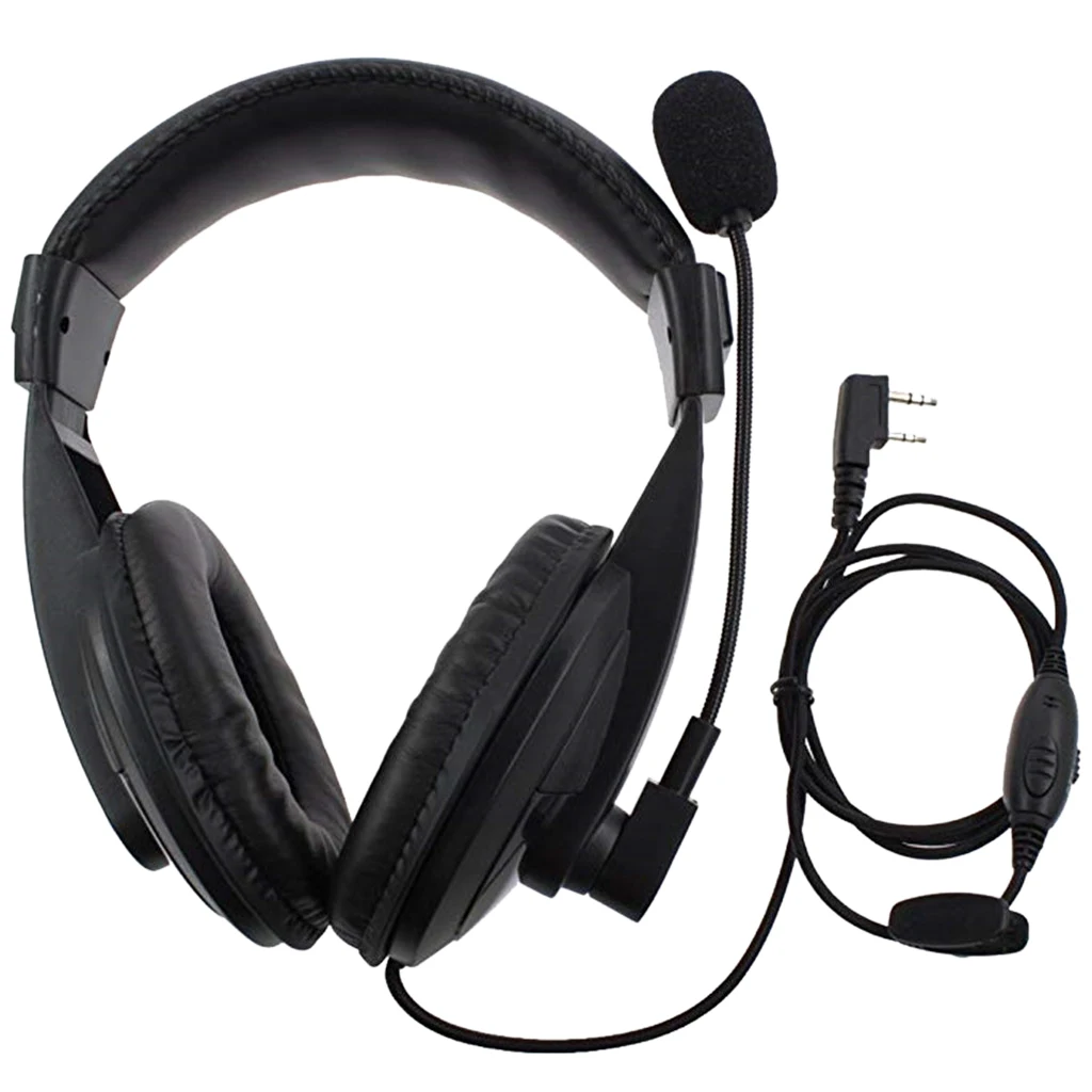 2x Noise Cancelling Headphones PTT MIC Headphone Headset for 777S RT21/22/5R RD/5R/A 888S/82HP