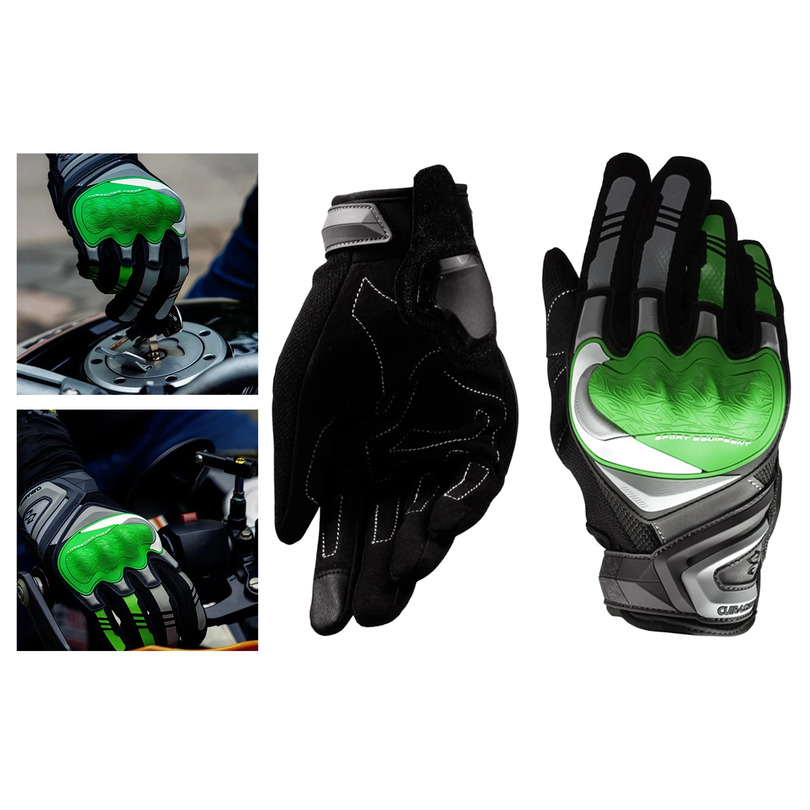 Motorcycle Gloves Durable Touch Screen Reflective Motocross Motorbike Biker Racing Car Riding Gloves Men