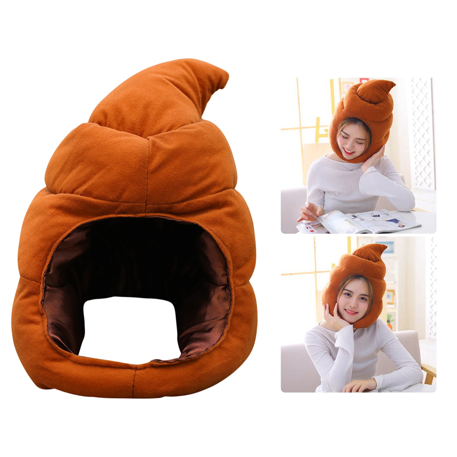 Funny Costume Hat Caps Cosplay Fake Poop Headwear Headbands Accessories