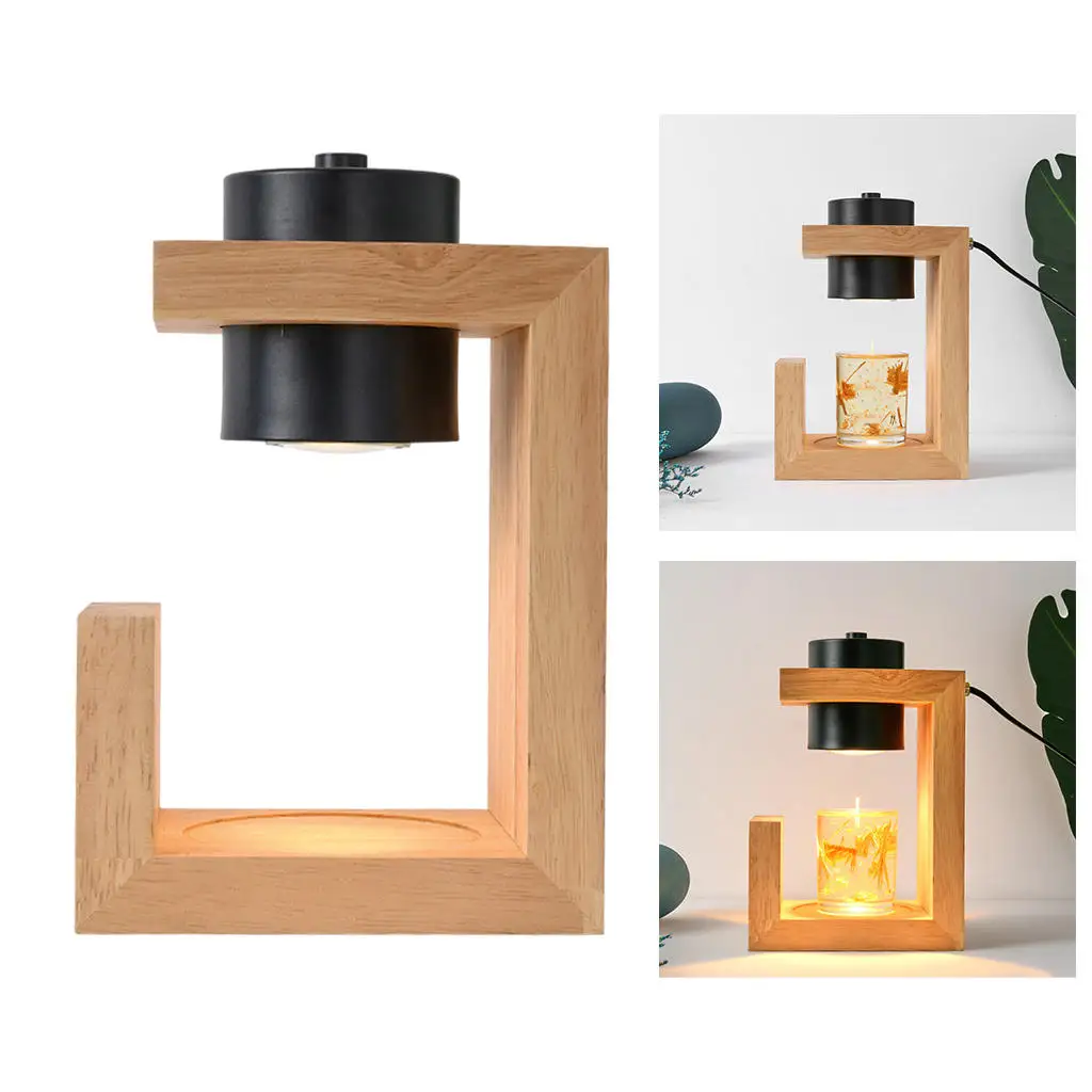 Electric Wax Candle Melt Warmer Light, Dimmable Candle Lamp Lantern For Top-down Candle Melting Bedroom Decor Table Lamp