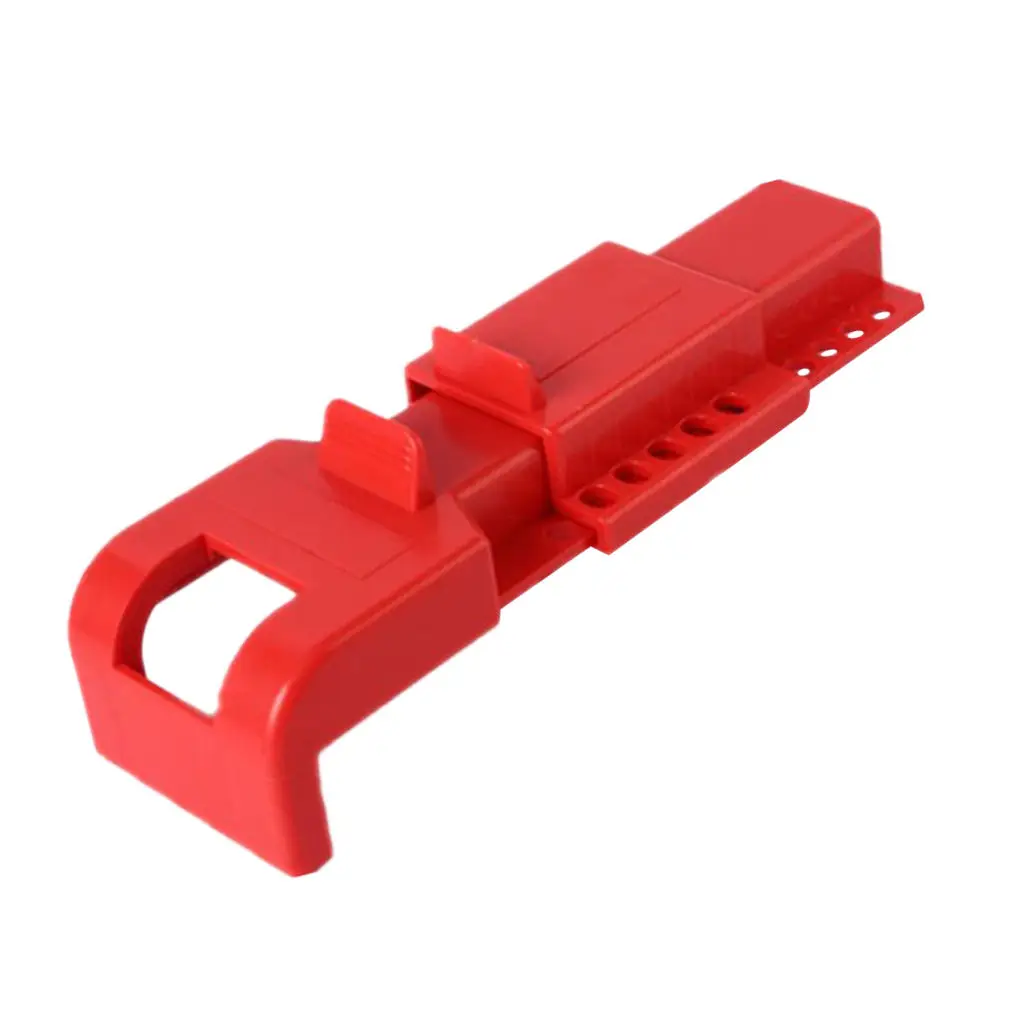 Polypropylene PP Butterly Valve Safety Valve Lockout Device, Red, 8-45mm