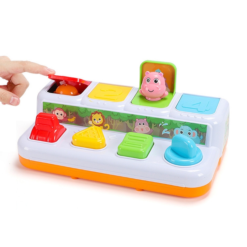 Conjunto de Brinquedo Jogo de Tabuleiro Realista dos Desenhos Placa de Brinquedo Animal com Imprensa Musical Elétrico Popup Interactivetoy Conjunto Animados Botão Torção 1 9 Cheap Brincadeiras e piadas
