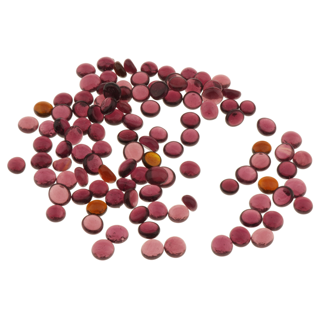 100Pcs Glass Marble Beads Crystal Balls Pebbles Stones for Vase Filler Decor Plants