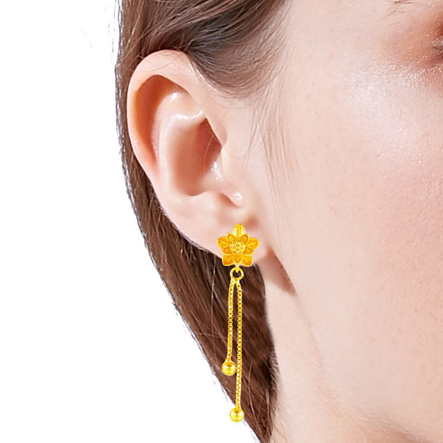 Handmade 24k Solid Gold Earring for Girl,soild 24k Gold Hoop Earring,24k  Solid Gold,solid Gold Earrings,24k Organic Earrings,pure Gold Hoops - Etsy