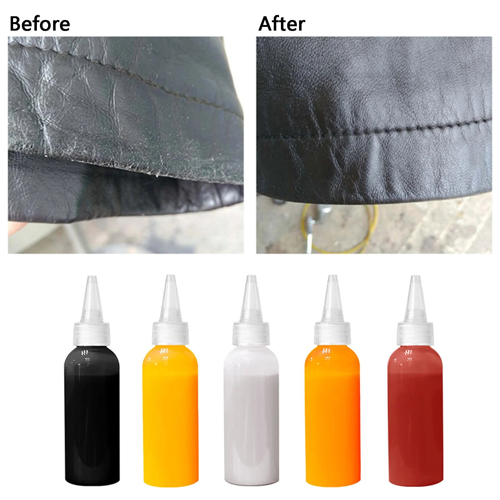 100ml Leather Dye Paint Oily DIY Professional Paint Leather Craft Leather Bag Sofa Shoes Repair Complementary Color Paste