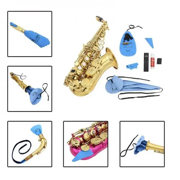10-in-1 Saxophone Cleaning Care Kit for Wind Instruments Accs Parts