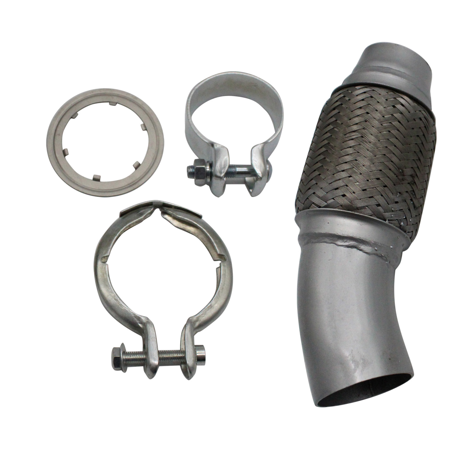Exhaust Flex Pipe Heavy Duty Stainless Steel Double Braided for BMW 1ER E81 / 2 /8 3ER 5ER 520D X1 SDRIVE 18D / 20D