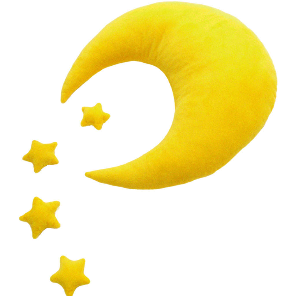 Newborn Photography Prop Moon Pillow Stars Set moon Pillow for Infants Girls