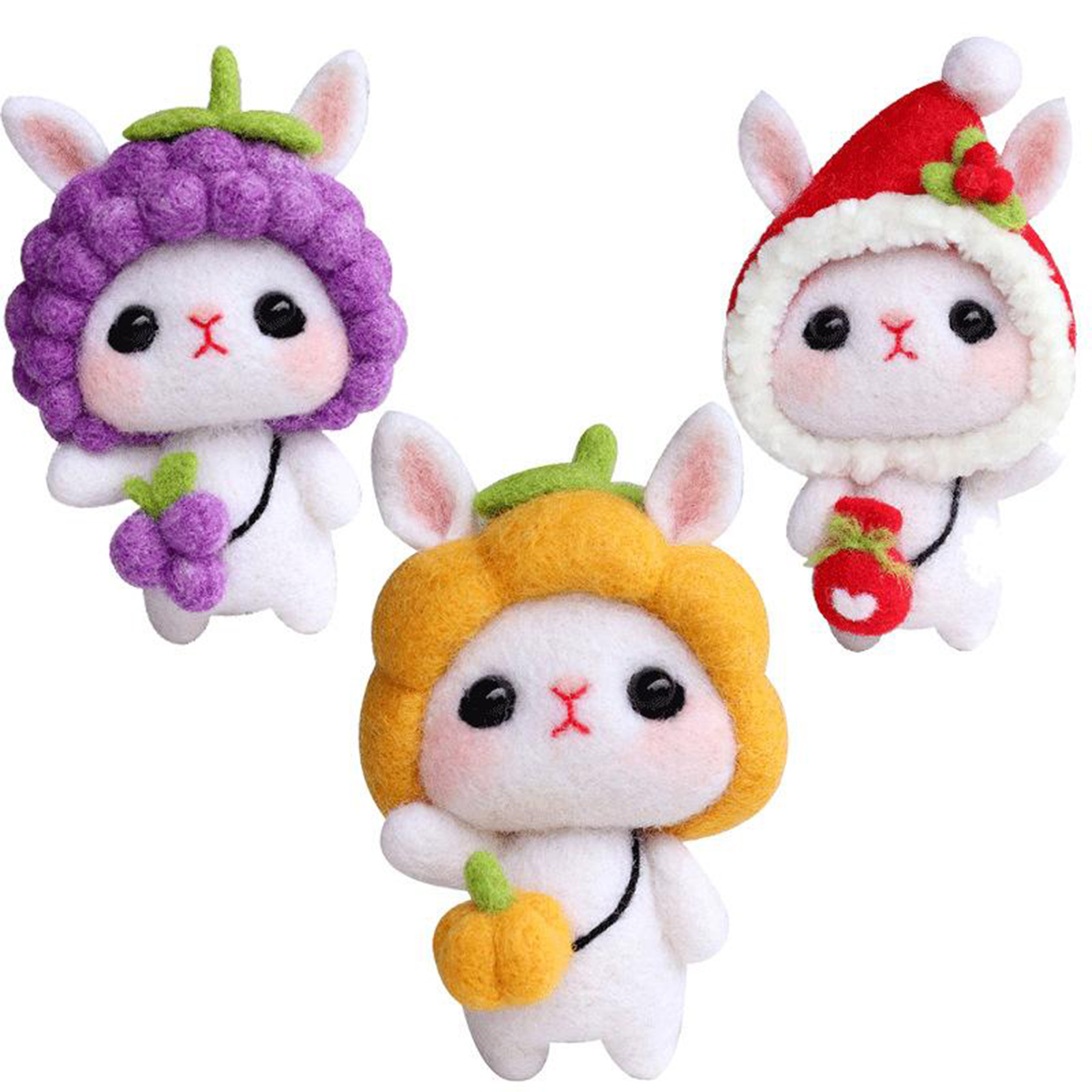 Needle Felting Kit for Beginners Kids Adults, Needle Felting Starter Kit with Instructions, Wool Felting Supplies for Christmas