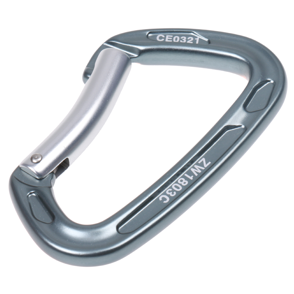 Aluminum Alloy  Belay Rappelling Climbing Safety Equipment Snap Clip Hook Carabiner 24KN