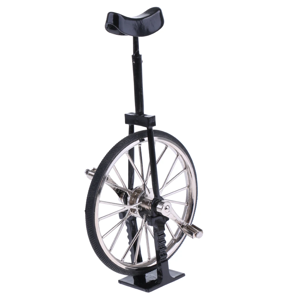 1/10 Unicycle Bike  Kids Pretend Play Toy Collection Desktop Ornament