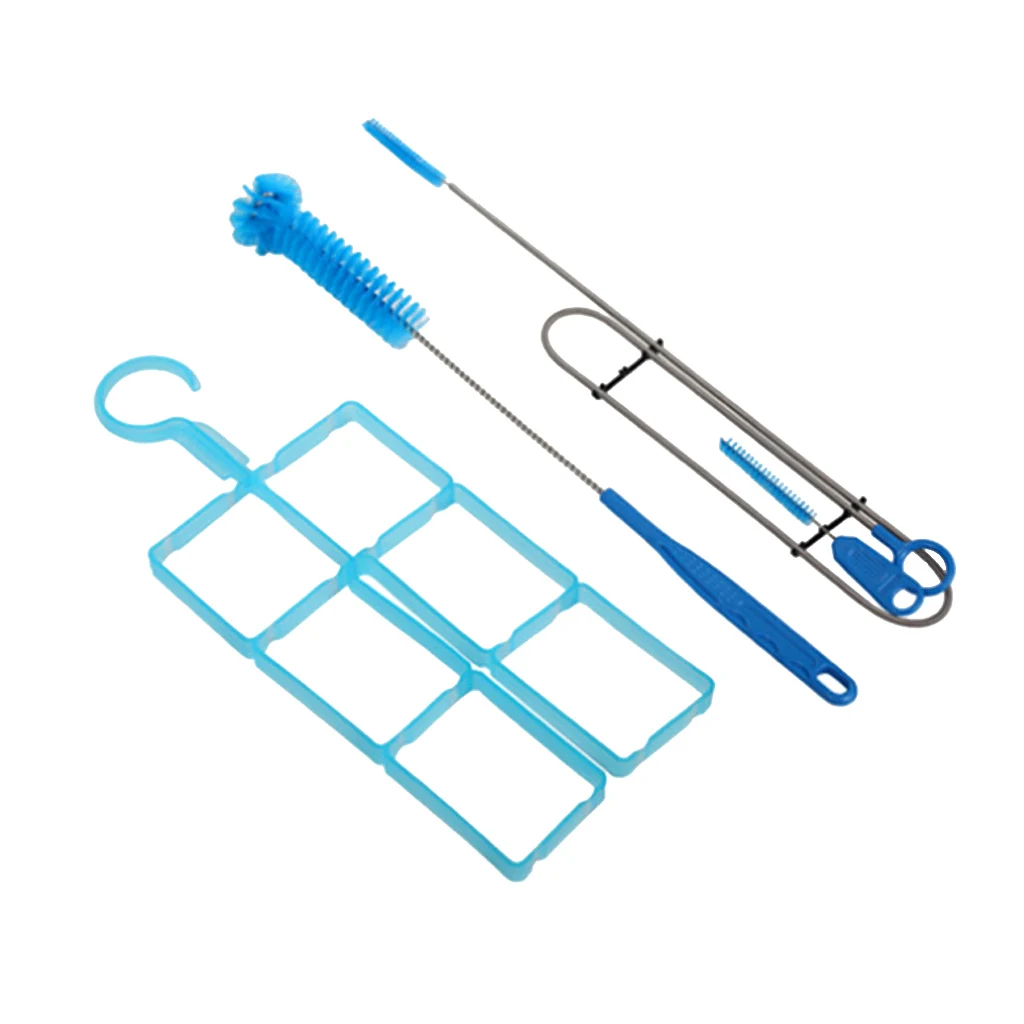 4pcs / Kit Bottle Cleaning Brush Set Multifunctional Long Brushes