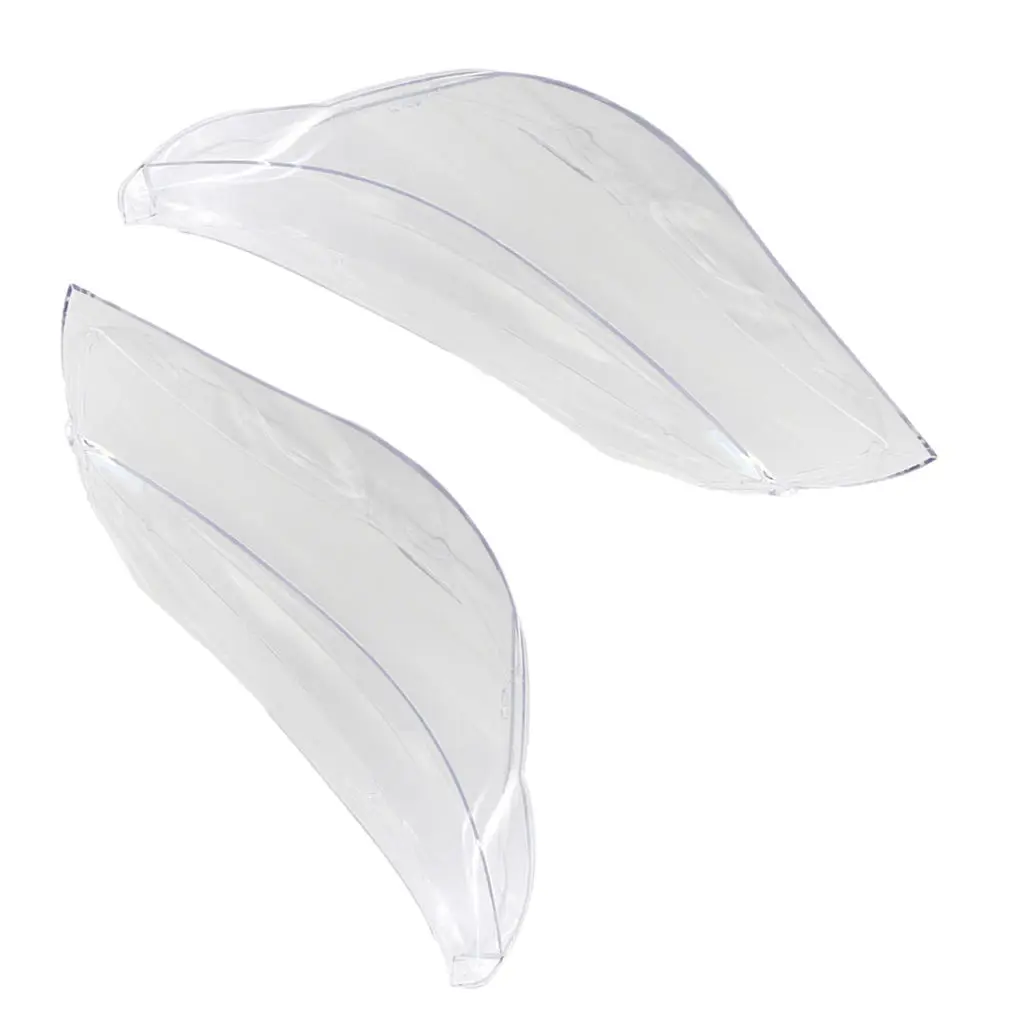 Car Headlight Lens Cover Side Front Transparent Headlamp Cover for BMW 5 E60 E61 545i 550i 2004-07 63127165569 63127165571