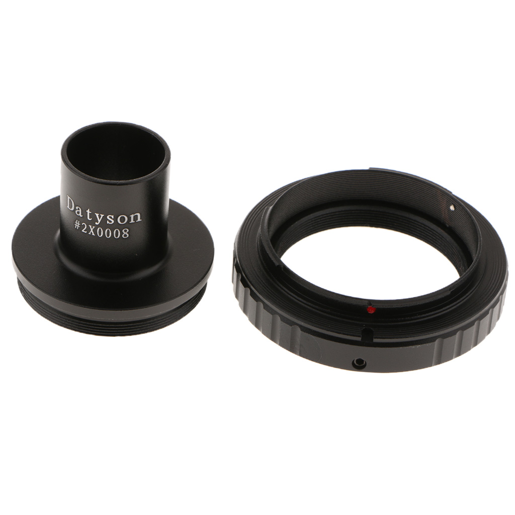 T2 Ring for Sony NEX E Camera Lens + 0.91''/23.2mm Telescope Microscope Mount Adapter (Black)