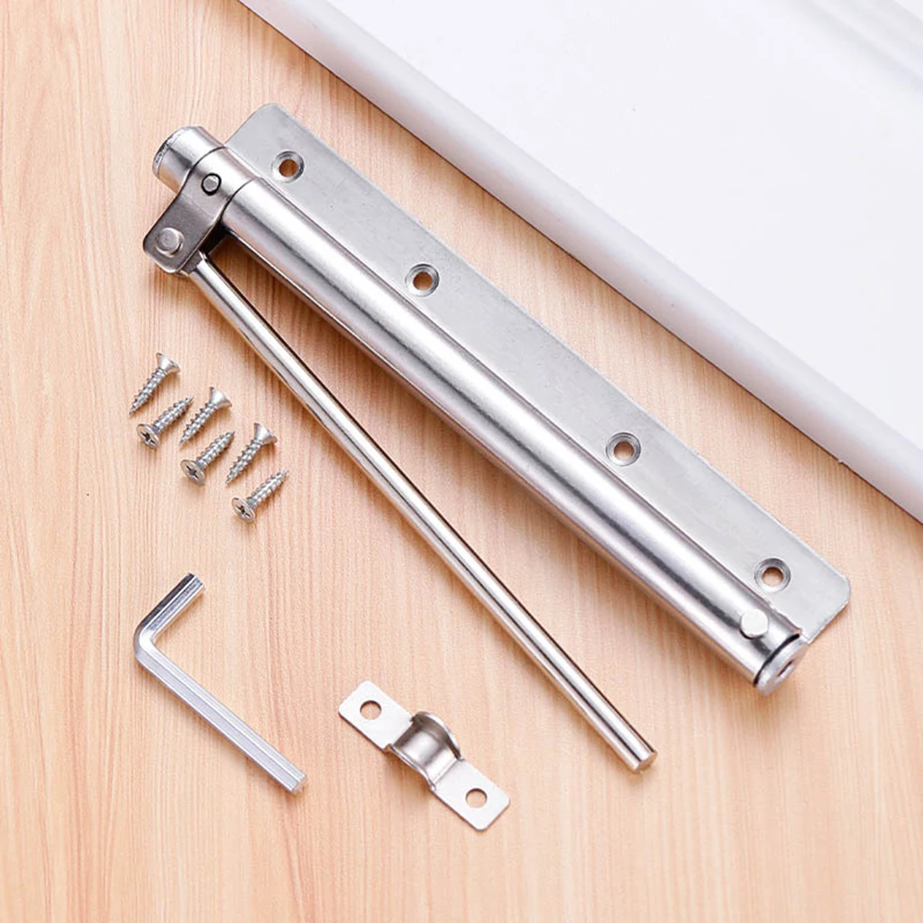 Stainless Steel Door Closer, Adjustable 25kg Door Closing Device, Mute Automatic Door Closing Device, Suitable For Home Office