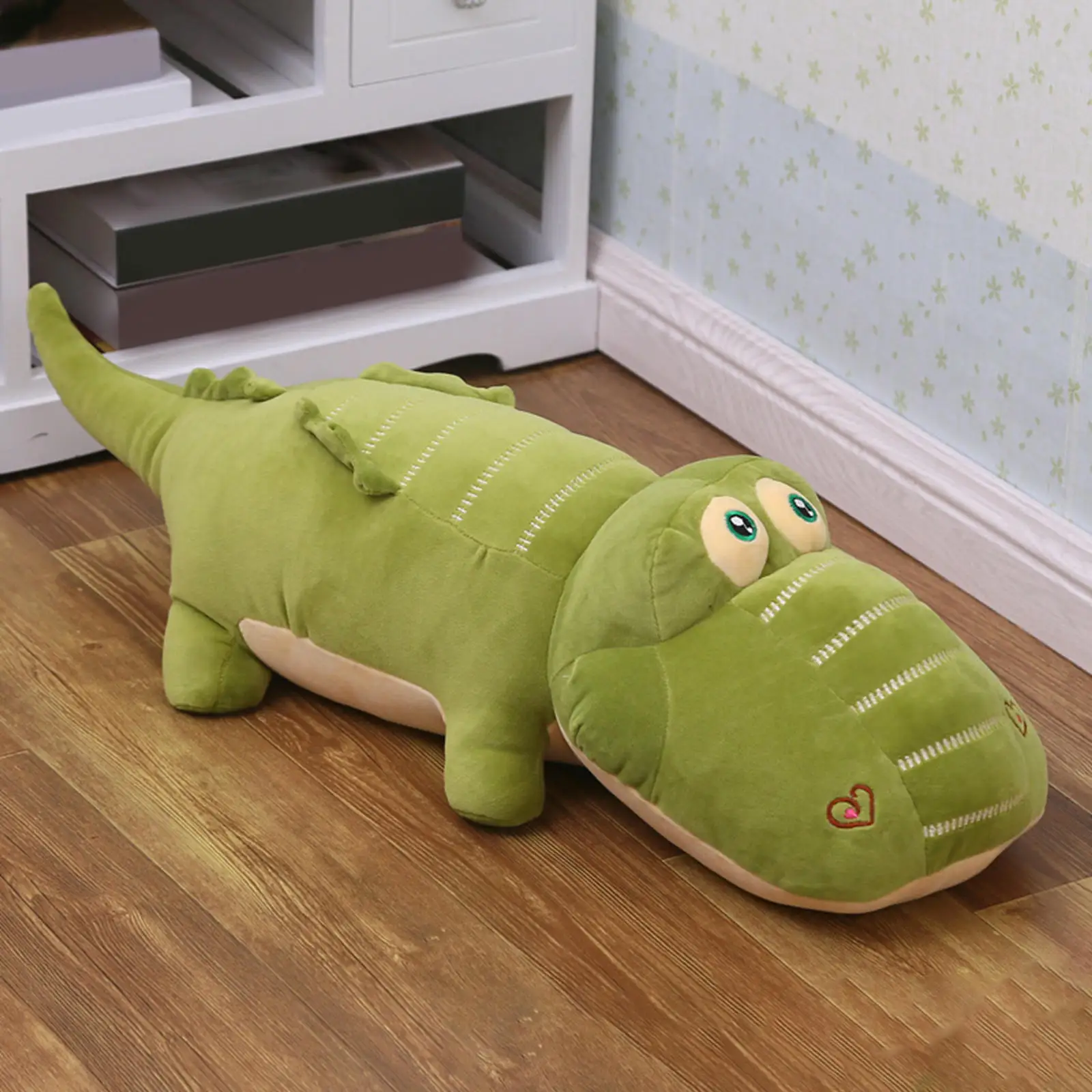 Lovely Plush Alligator Doll Stuffed Animal Soft Toy Sleeping Pillow for Girls Kids Xmas Gifts