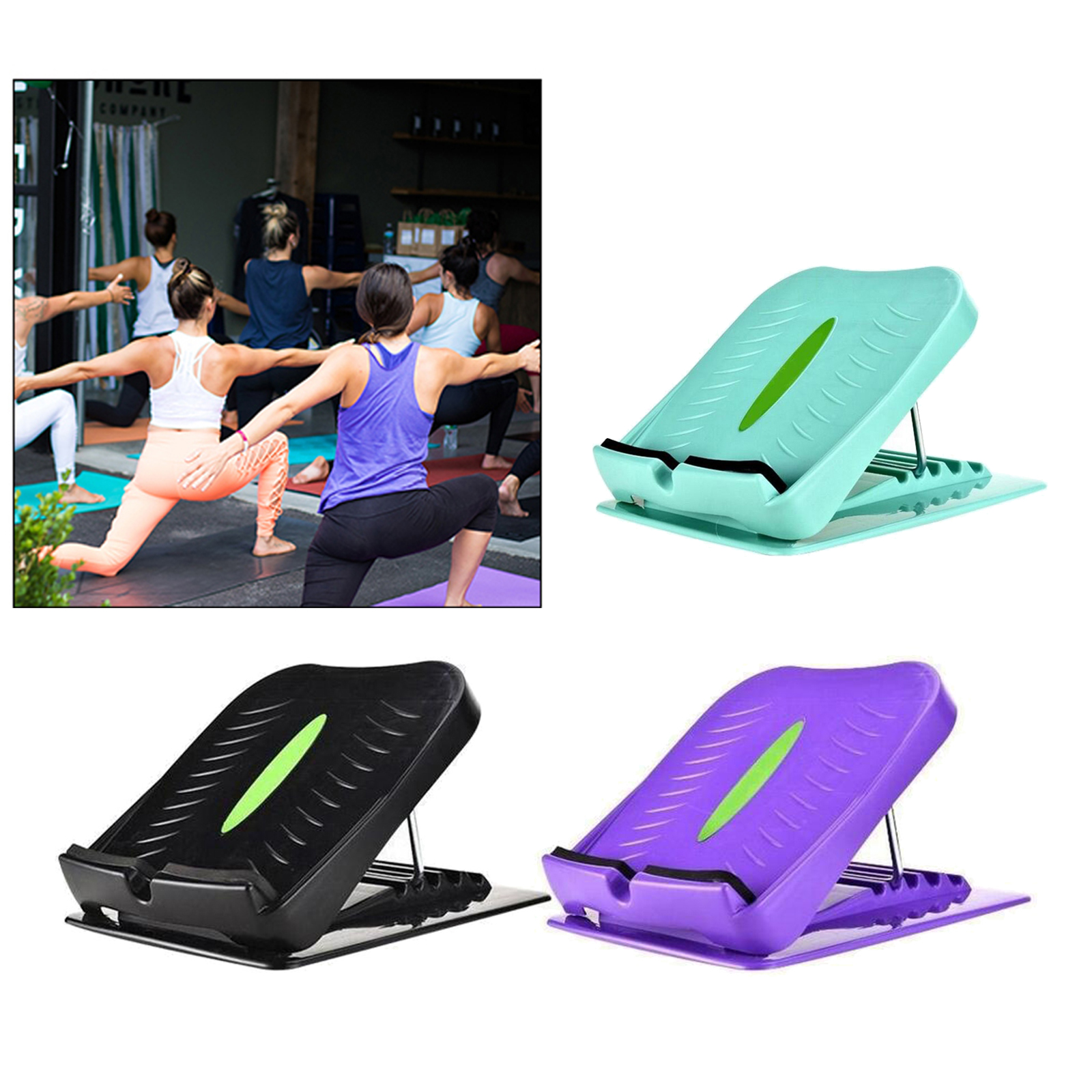 Anti-Slip Adjustable Foot Calf Stretcher Incline Board Body Stretching Tool for Sports Yoga Massage Fitness Pedal Stretcher