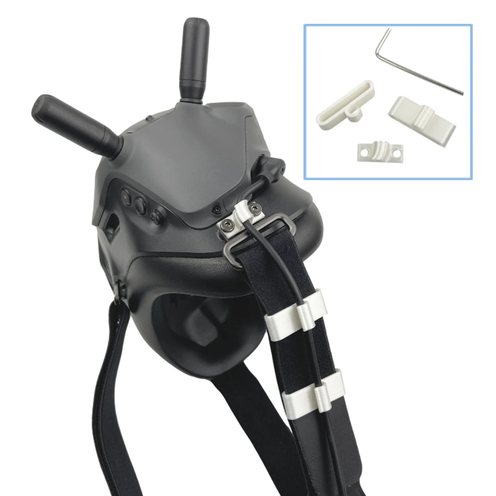 Power Cable Fixer for DJI  Goggles V2 Fixed Buckle Anti-loosing Harness