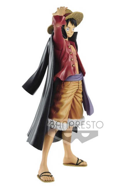 Bandai Anime Heroes One Piece Monkey D Luffy cloak battle suit crouching  ornaments model King of Thieves hand-me-down Toys - AliExpress