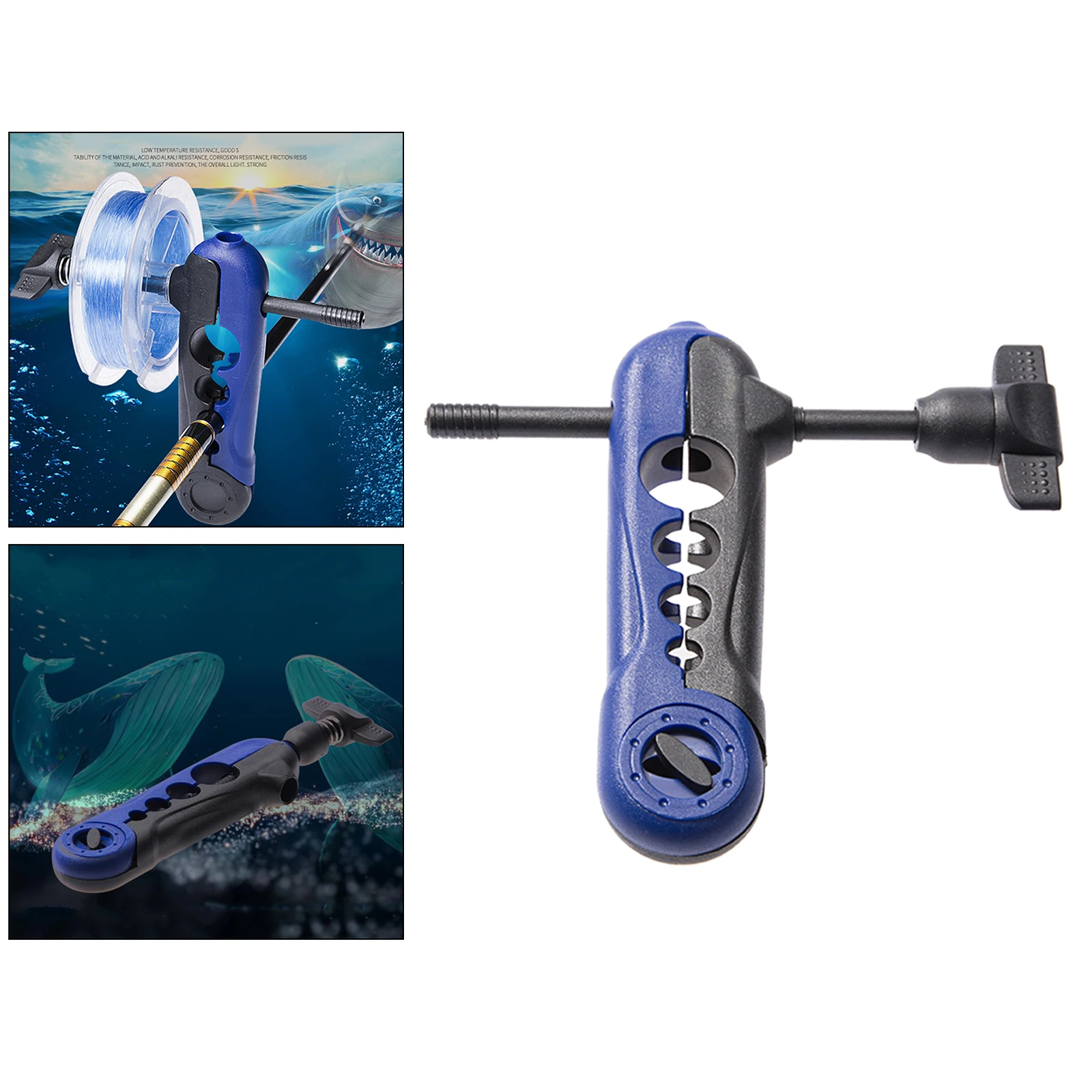 Portable Universal Multifunctional Adjustable Outdoor Mini Fishing Reel Spooler Line Winder Tool Fishing Winder Board Accessory