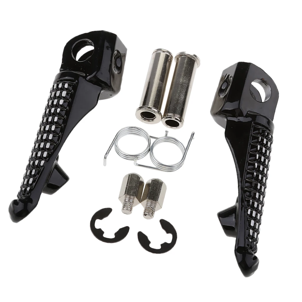 2 Pcs Motorcycle Footrest for Pedals for Kawasaki  ZX-6R ZX-10R