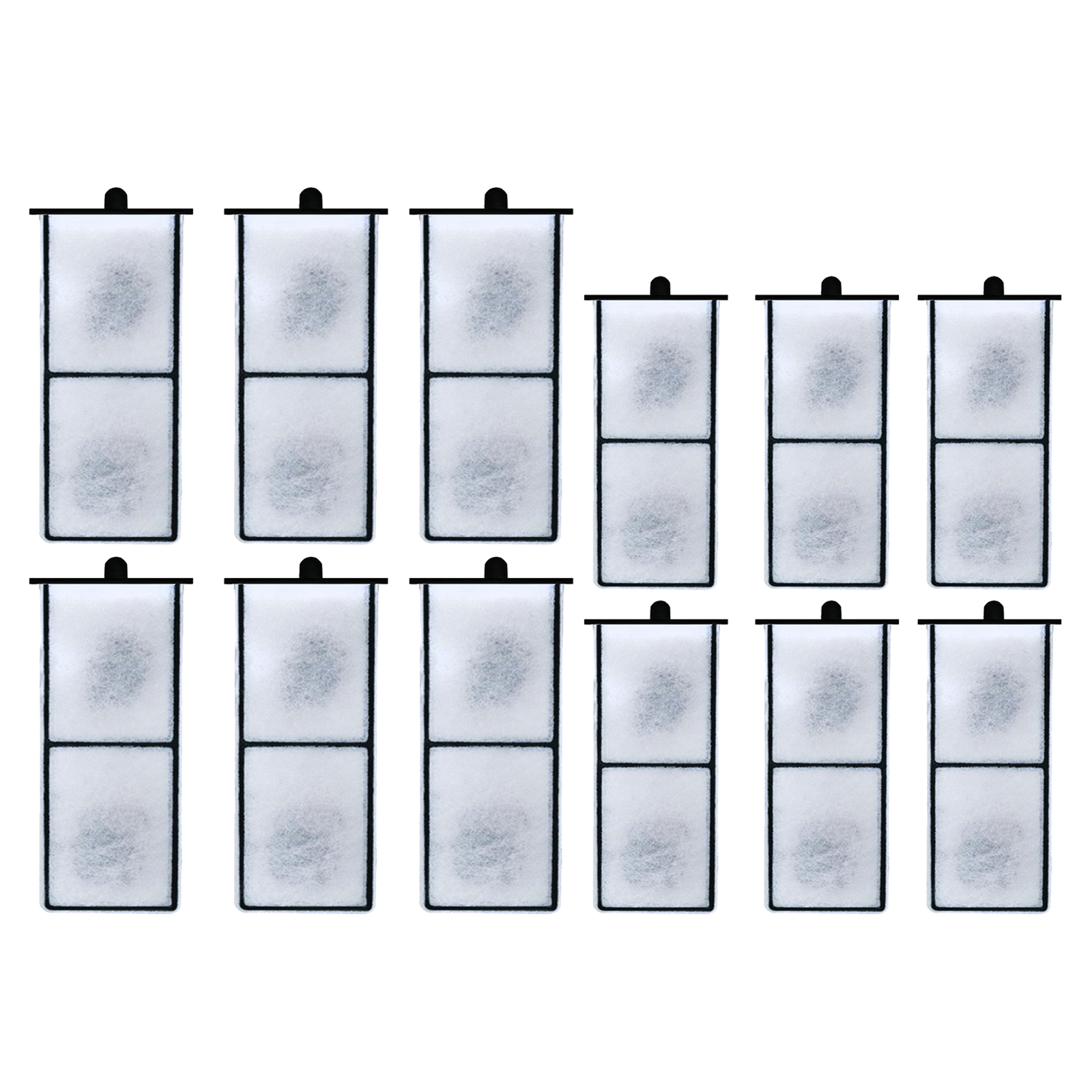 6Pieces White Aquarium Fish Tank Thick Biochemical Cotton Filter Pad Mat Media Sponge Fish Tank Fiber Bio Foam Filter