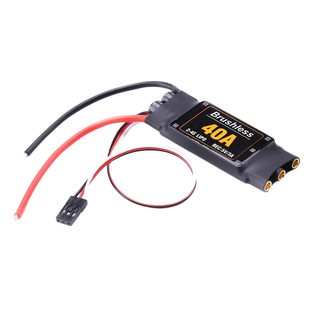 40A Brushless ESC BEC 5V/ 3A without   for Model Airplane Drone Parts