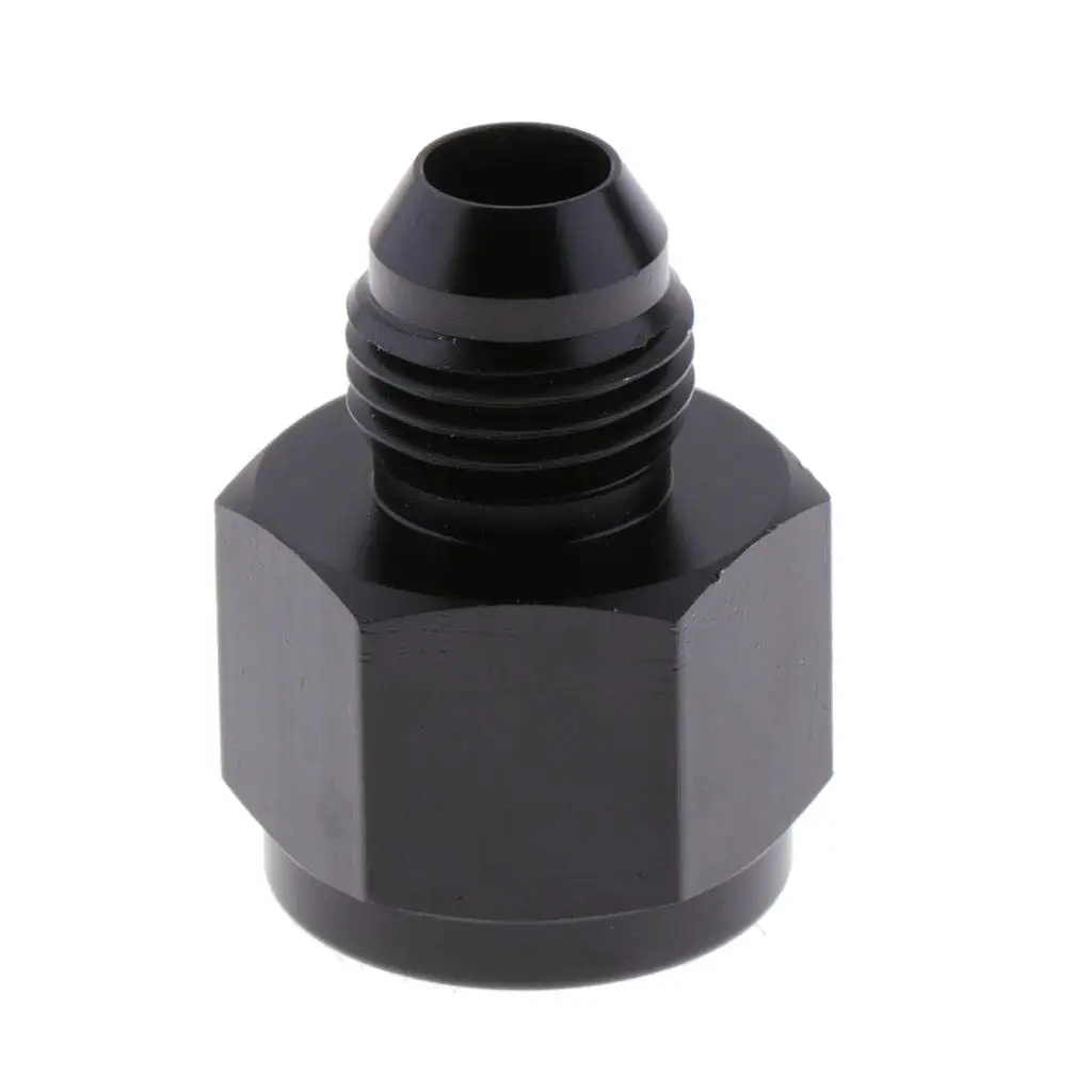 CNC Black -8AN Female - 6AN Male AN Flare Fitting Reducer Adapter AN8 to AN6