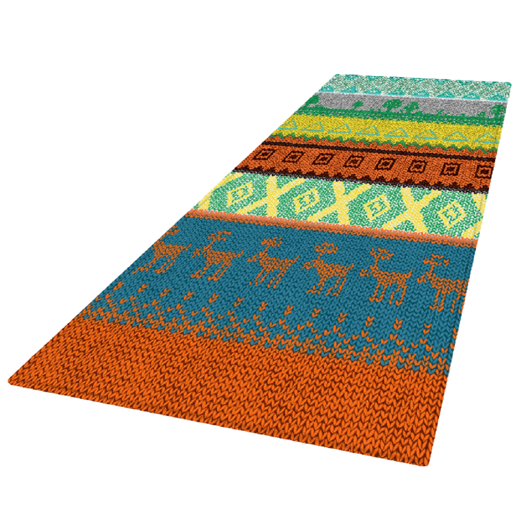 3D Living Room Area Rug Runner Anti-Skid Floor Mat Carpet for Living Room Dining Room Kitchen Bedroom.