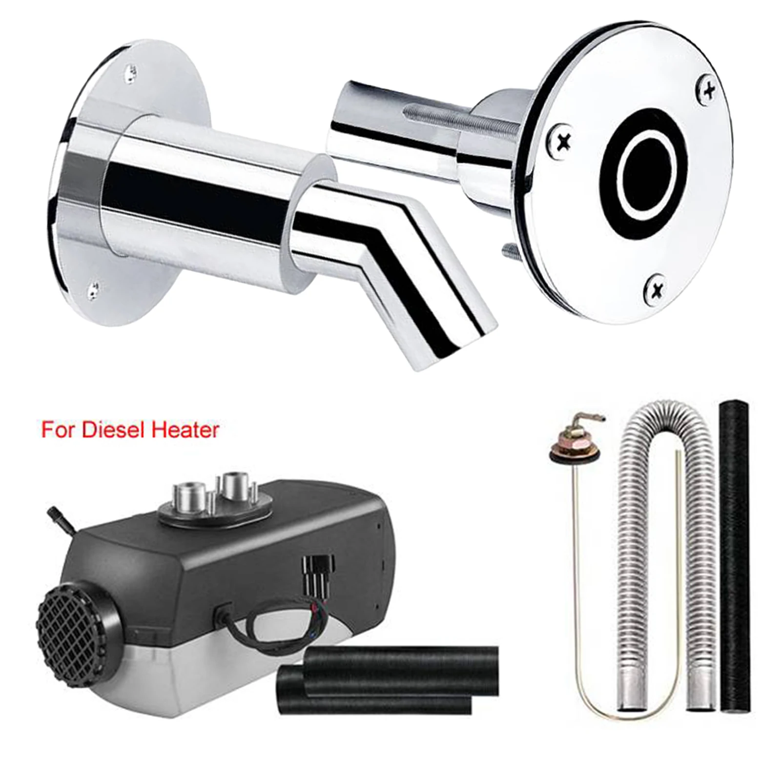 Stainless Steel Boat Thru Hull Pipe Socket Hardware Corrosion Resistance, Easy Installation