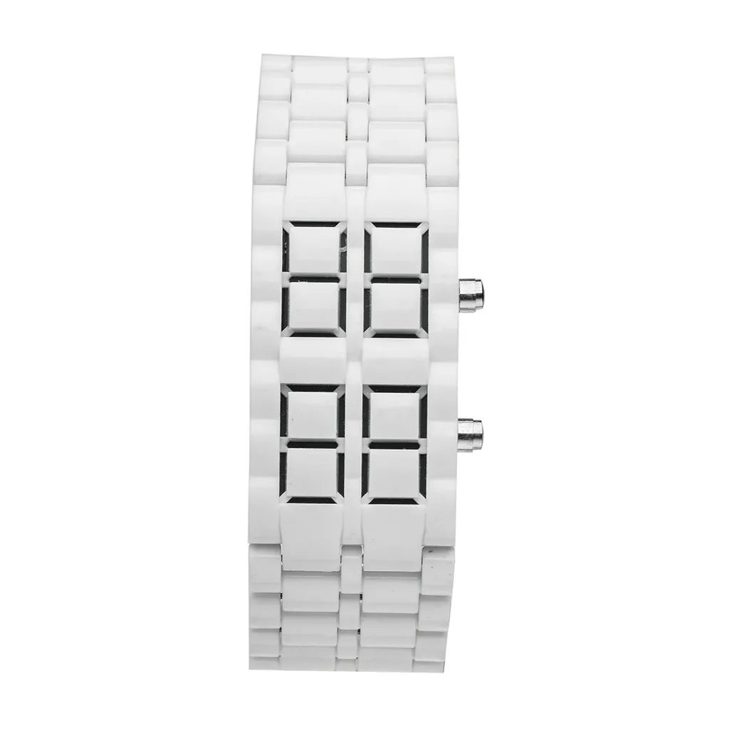 LED Lava Watches Mens Binary 2022 Plastic Bracelet Watch Led Digital Watches For Men Women Reloj Mujer שעוני נשים Наручные Часы