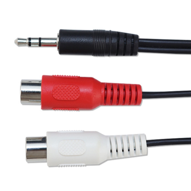 RCA Cable Adapter Kit AV Jack RCA Plug 