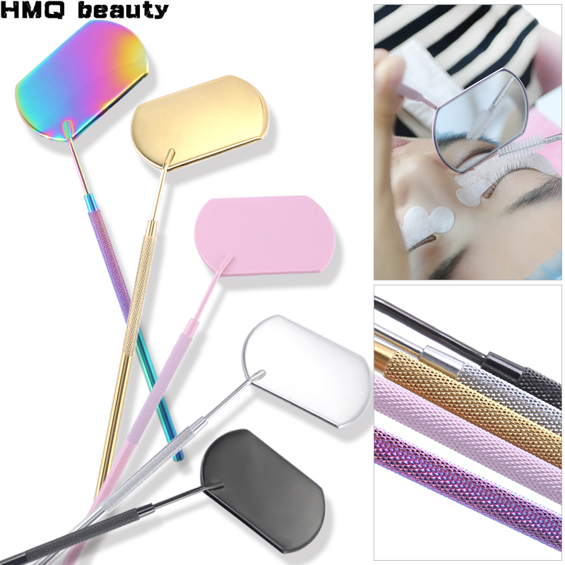 Best of Multifunction Eyelash Mirror Stainless Steel Beauty Makeup Long Handle Mirror For Checking False Eyelash Extension Grafting Tool Reviews & Tips