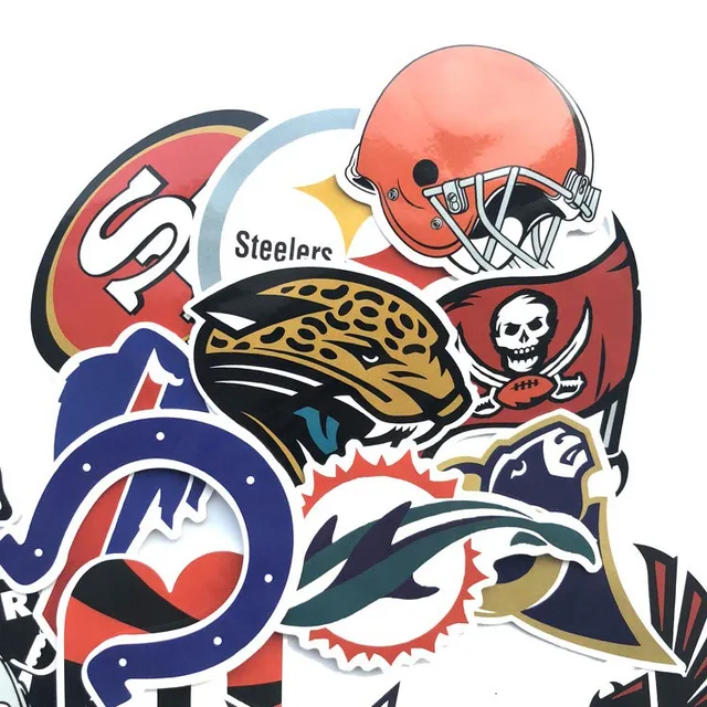 32Pcs USA Football Team Logo Stickers Cowboy 49ers Graffiti Luggage  Skateboard Car Waterproof Football Stickers Kids Gift Decals - AliExpress