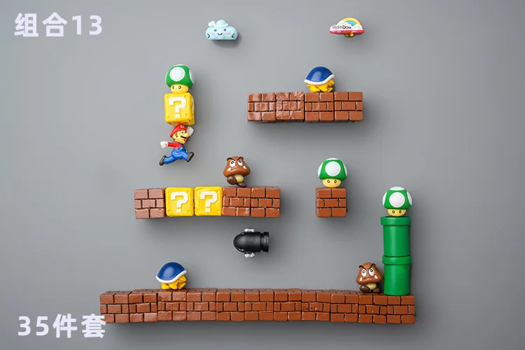Магнитики на холодильник — фигурки из Супер Марио