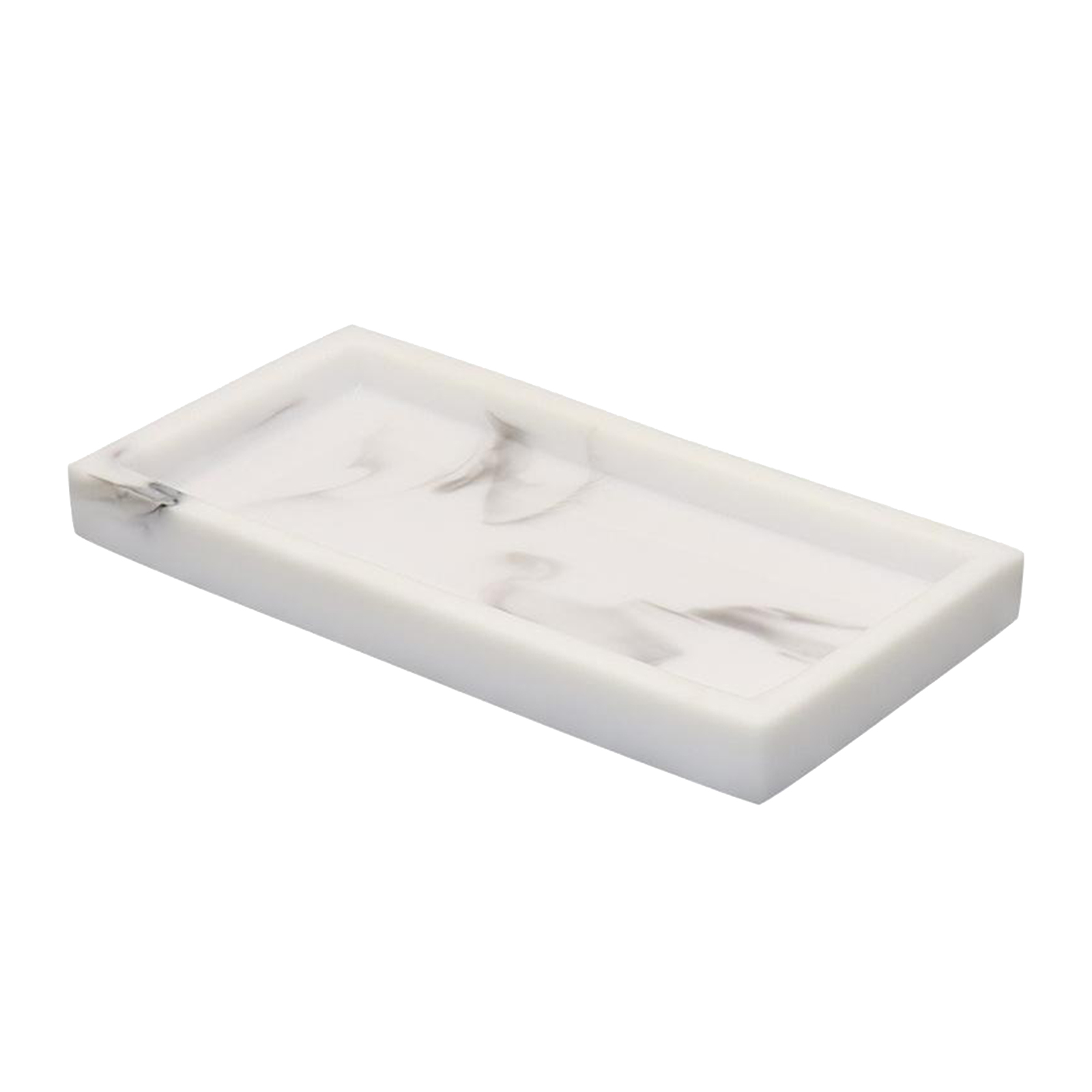 Imitation Marble Resin Handmade Bathtub Tray Countertop for Soap Towel