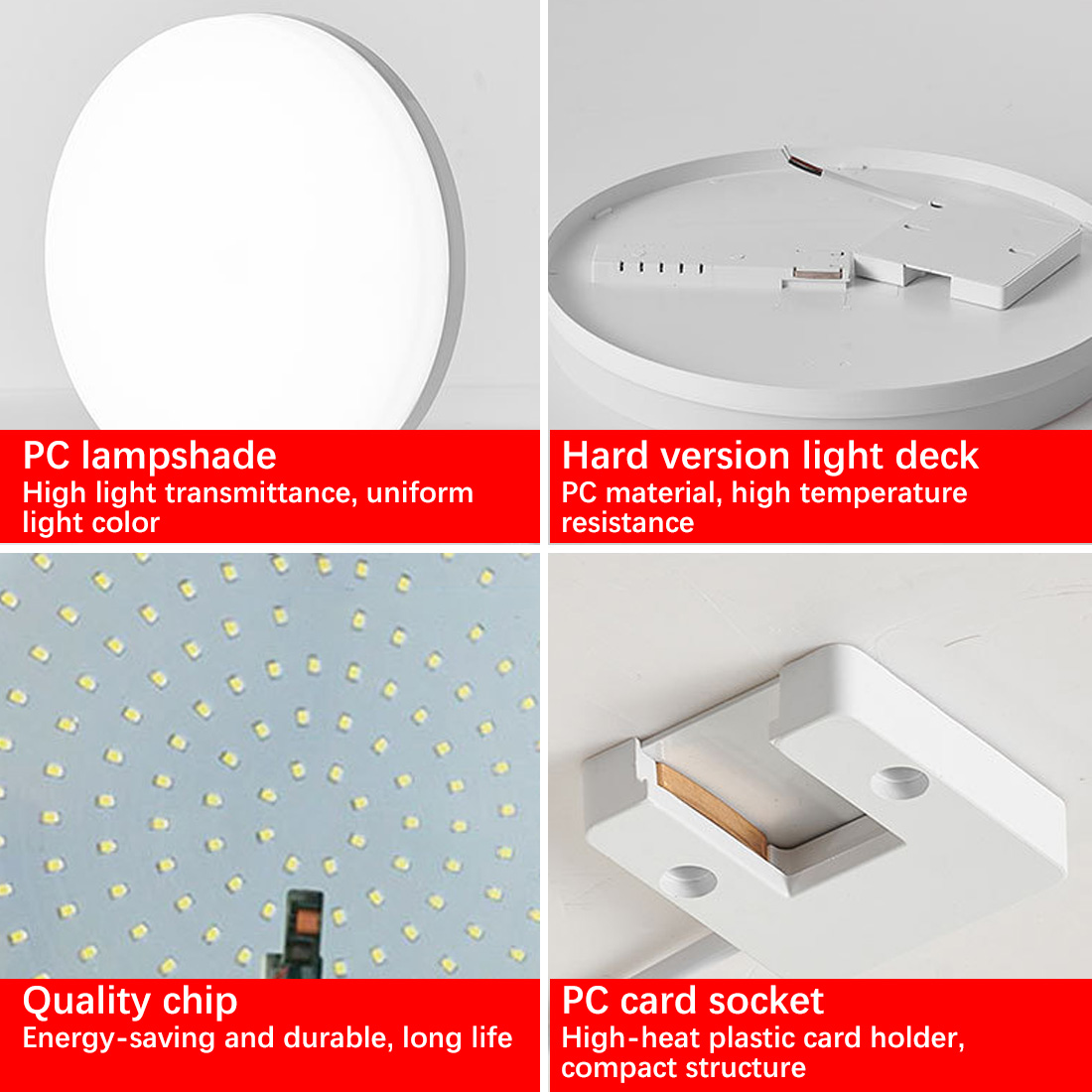 Conduziu a Lâmpada do Teto para o Quarto Luz de Teto para Casa Ultra Fino Conduziu Luzes Painel 48w 36 24 18 Balnocy Ac85-265v 11 Luzes e Iluminação