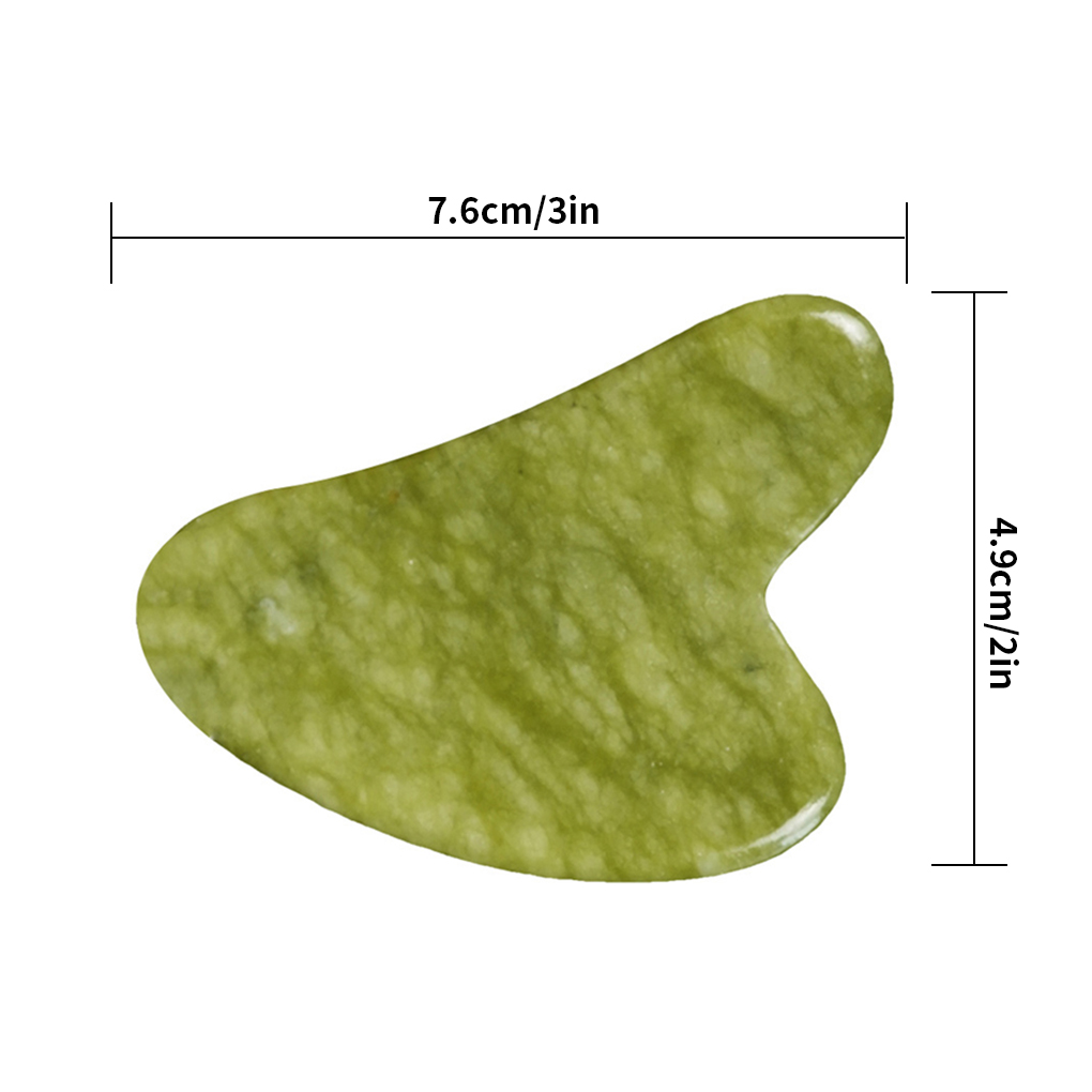 Best of 1PC Natural Jade Gua Sha Scraper Board Massage Quartz Jade Guasha Stone For Face Neck Skin Lifting Wrinkle Remover Beauty Care Reviews & Tips - Image 6