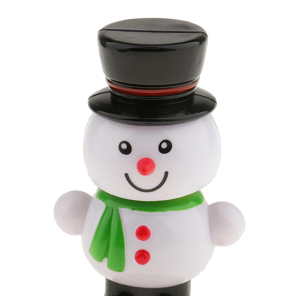 MagiDeal Solar Powered Bobbling for Car Home Desk Decor Decoration Crafts Snowman Dancing Figure Toy Kids Chrismas Gift #2