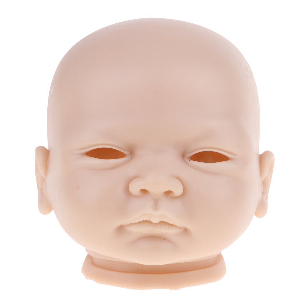 20inch Reborn Head Sculpt Newborn Awake Baby Doll Head Mold Unpainted #h