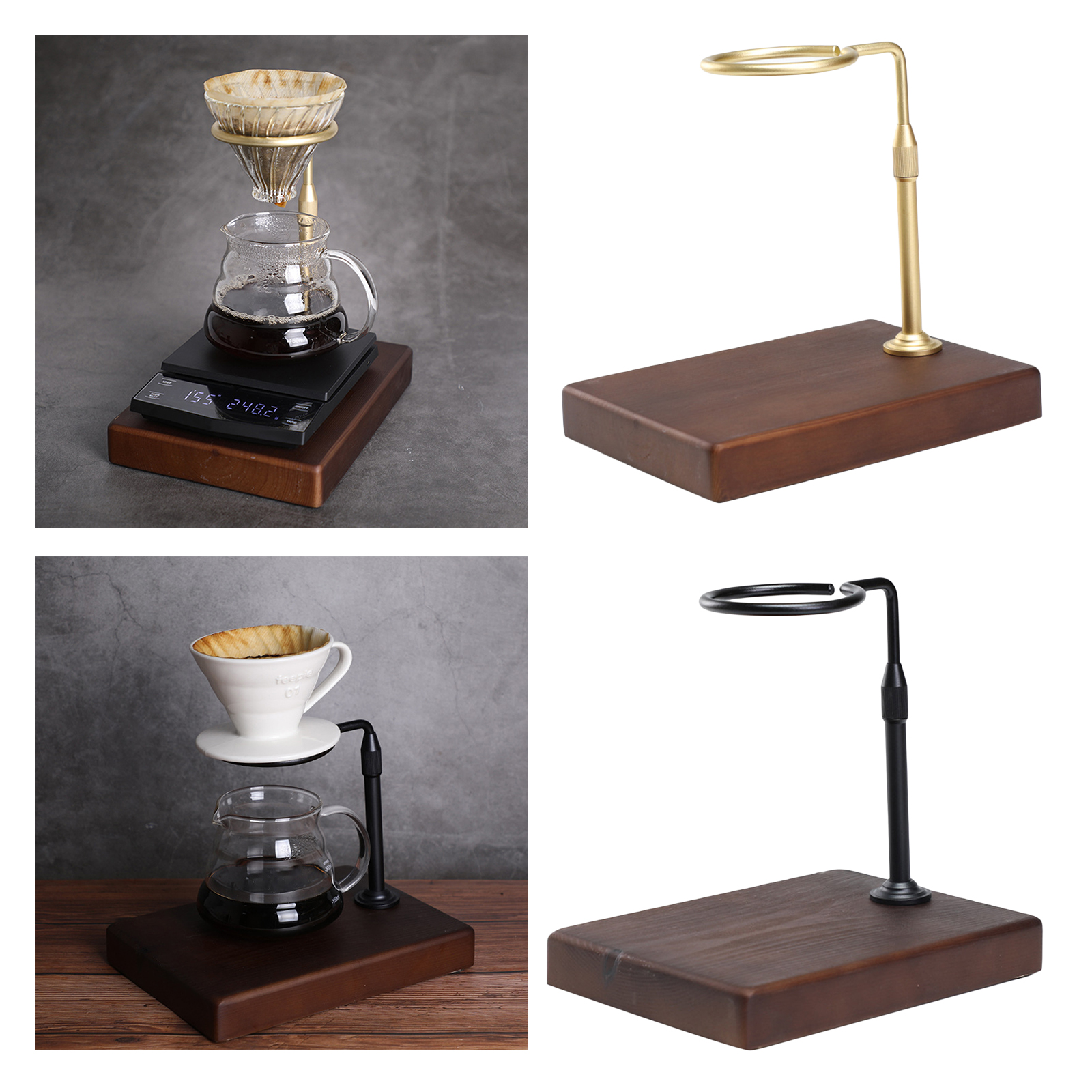 Pour Over Coffee Dripper Stand Filter Holder Coffee Station Tea Dripping