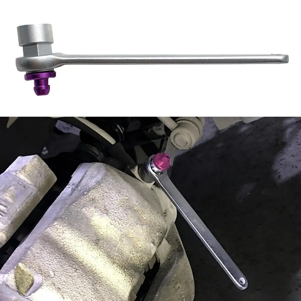 11mm Car Brake Fluid Bleeder Wrench Oil Drainer for Car Repair or Modification