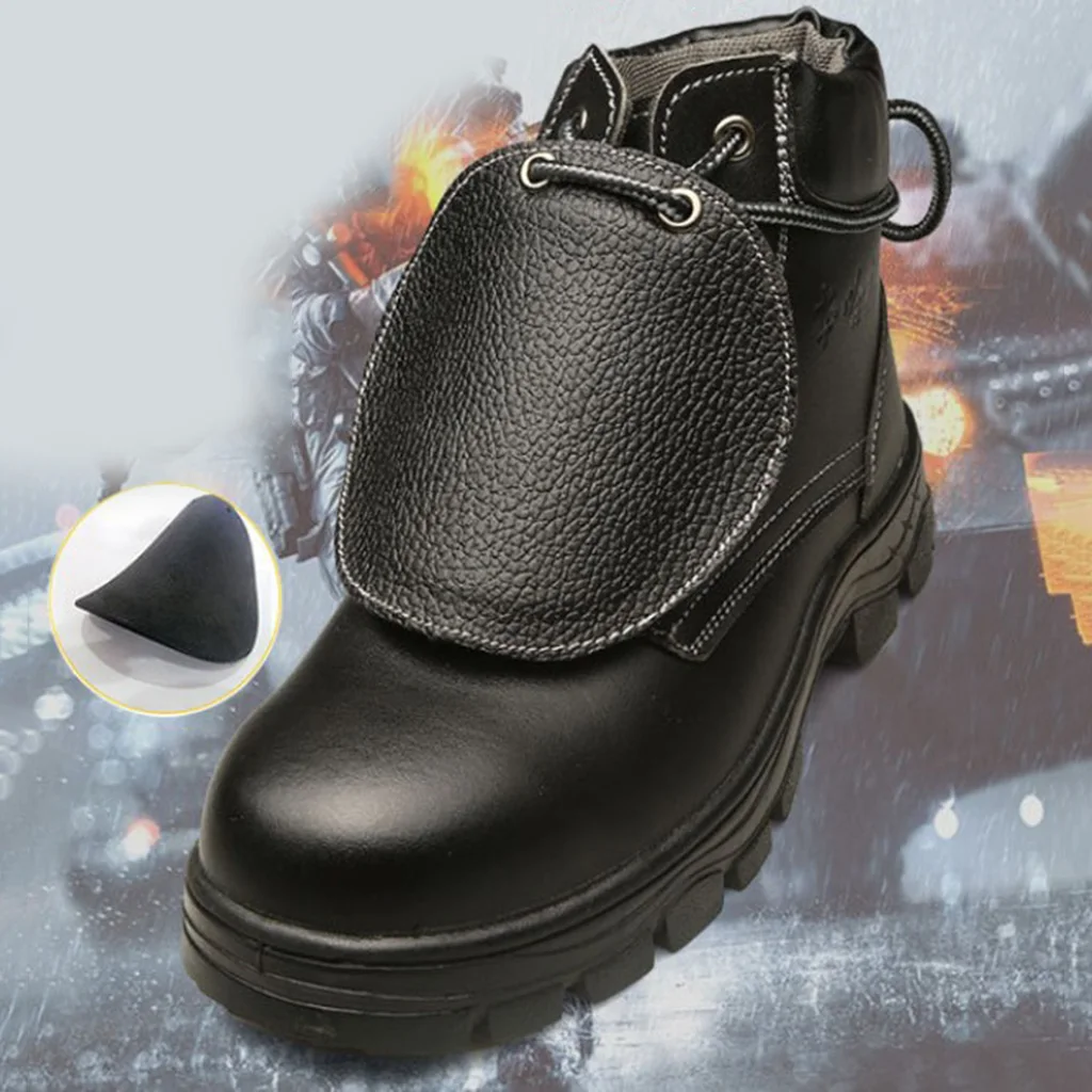 Shoe Cover Anti-smash Protector   Insulation Wear-resistant Black