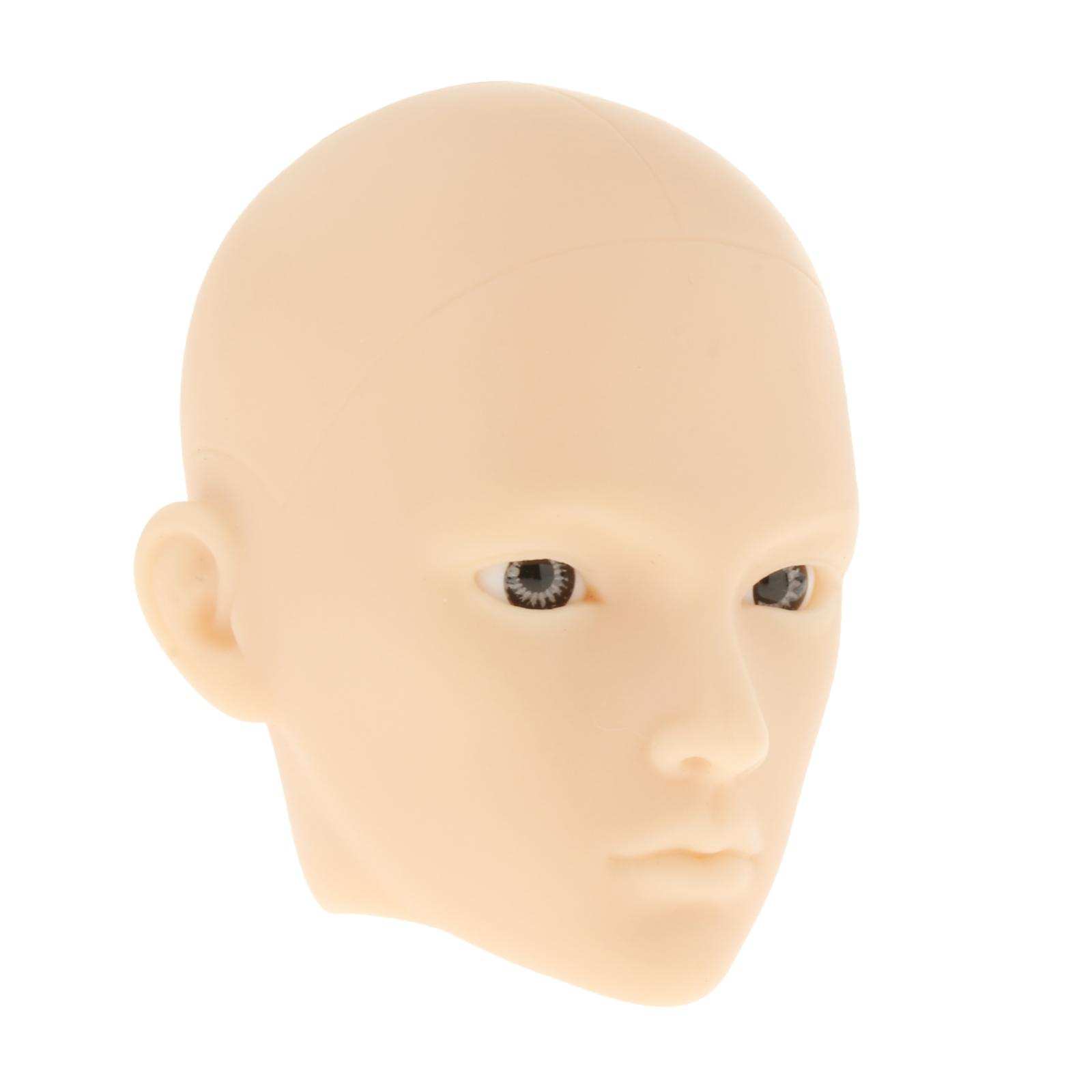 1/6  Dolls Head Shape Lifelike with Gray Eyes with Eye  Kids